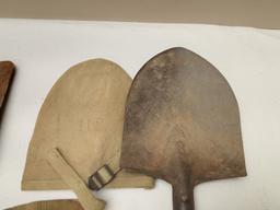 (2Pcs.) GERMAN AND AMERICAN ENTRENCHING TOOLS.