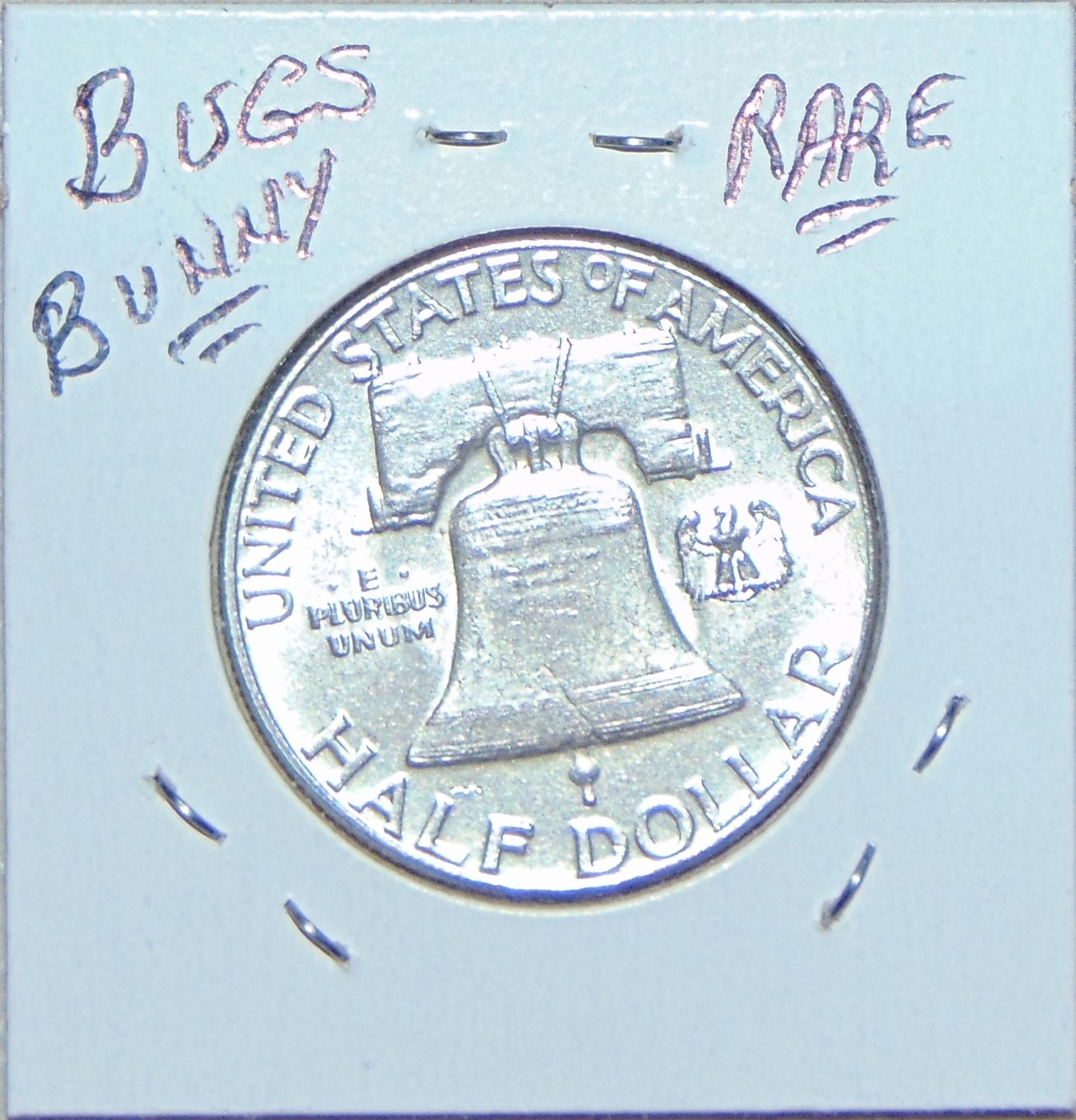 1955 "Bugs Bunny" Franklin Half Dollar MS.