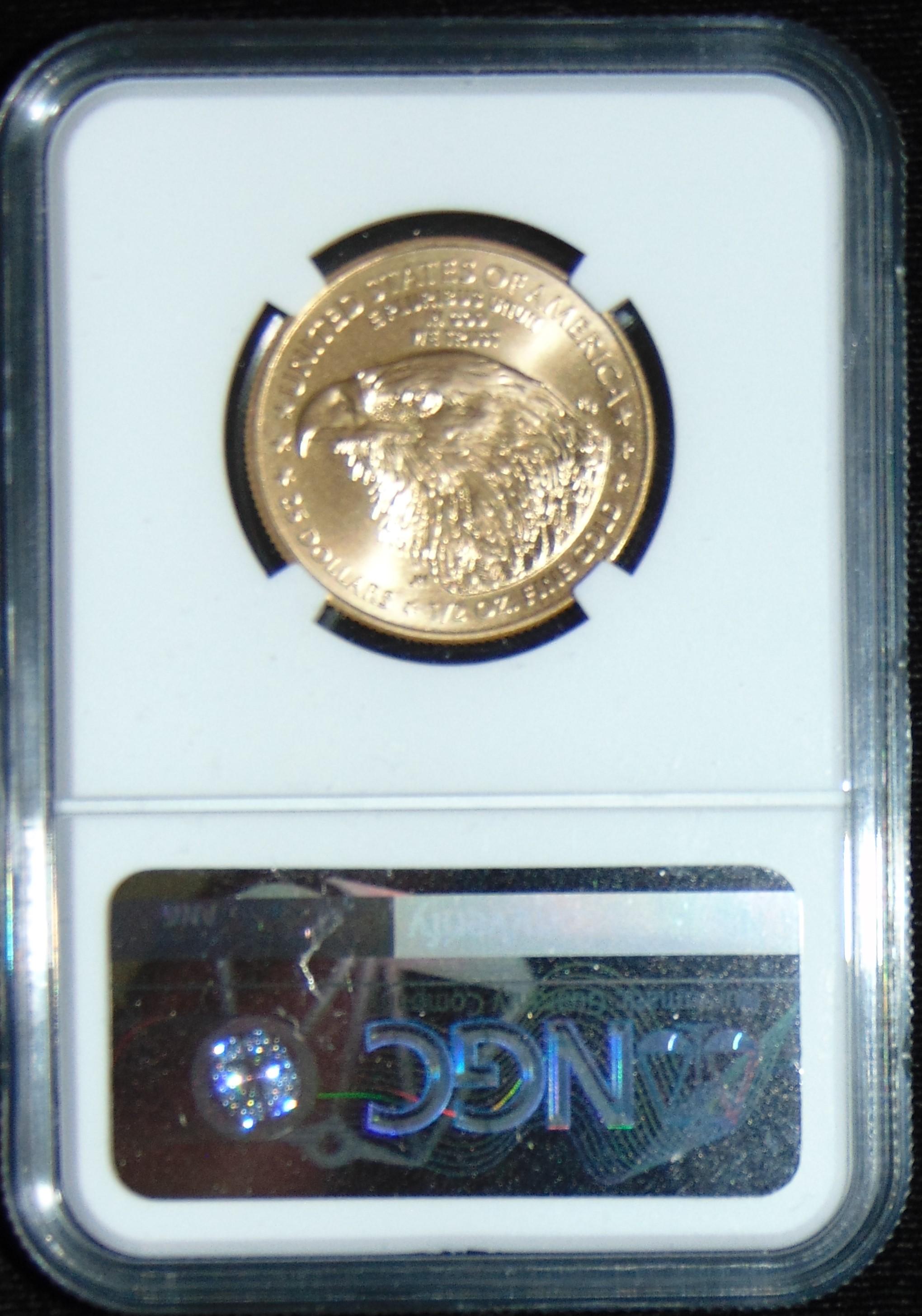 2022 1/2 Oz. Gold Eagle NGC MS70.