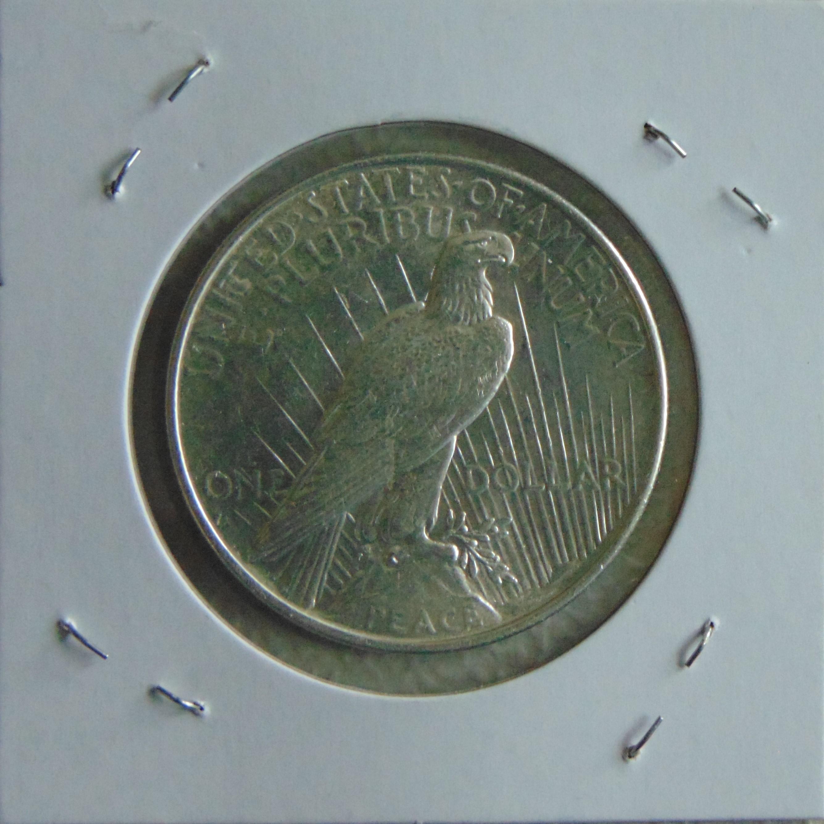 1922 Peace Dollar MS+.