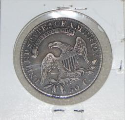 1823 Bust Half Dollar XF. Wow!