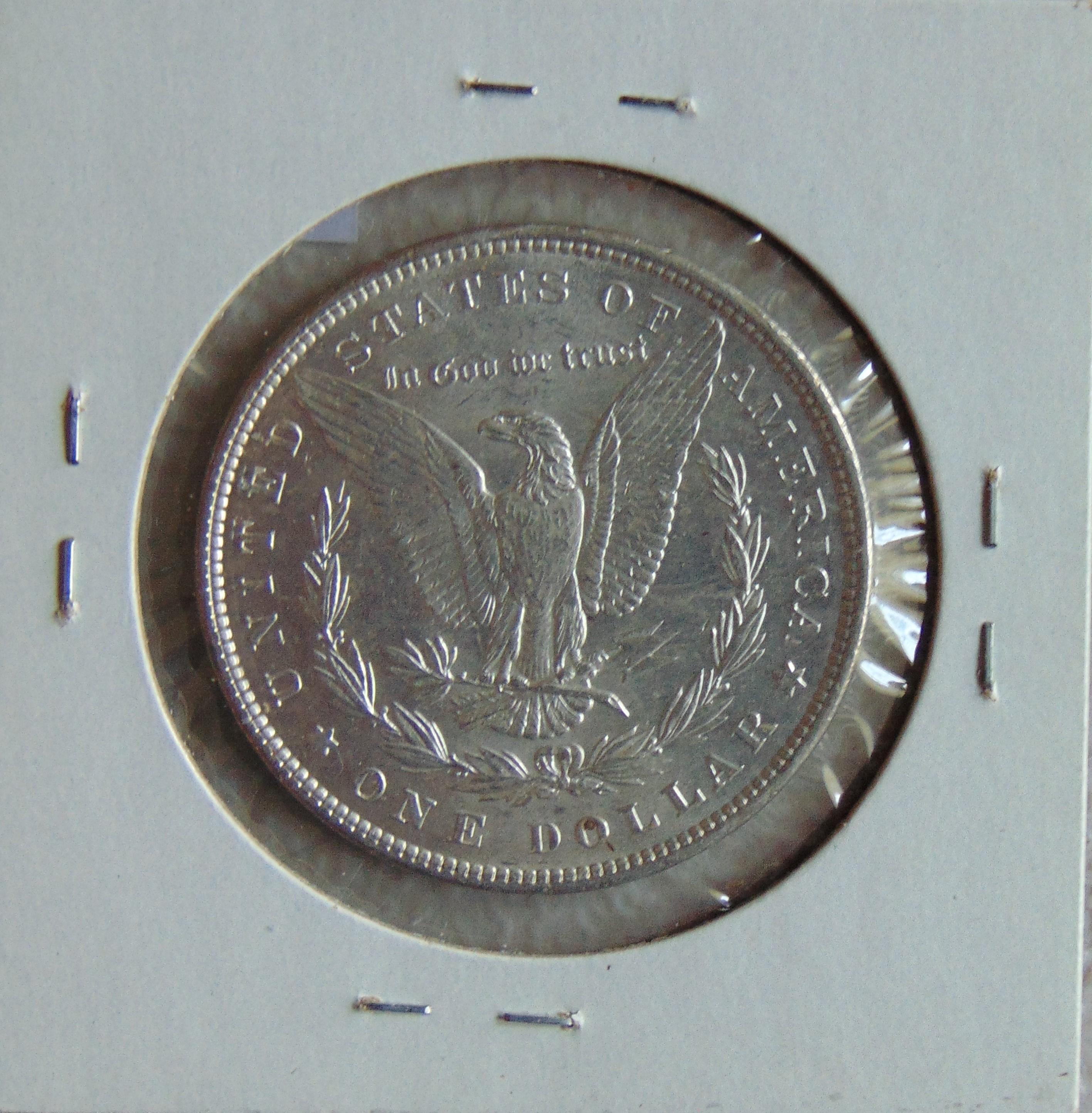 1889 Morgan Dollar.