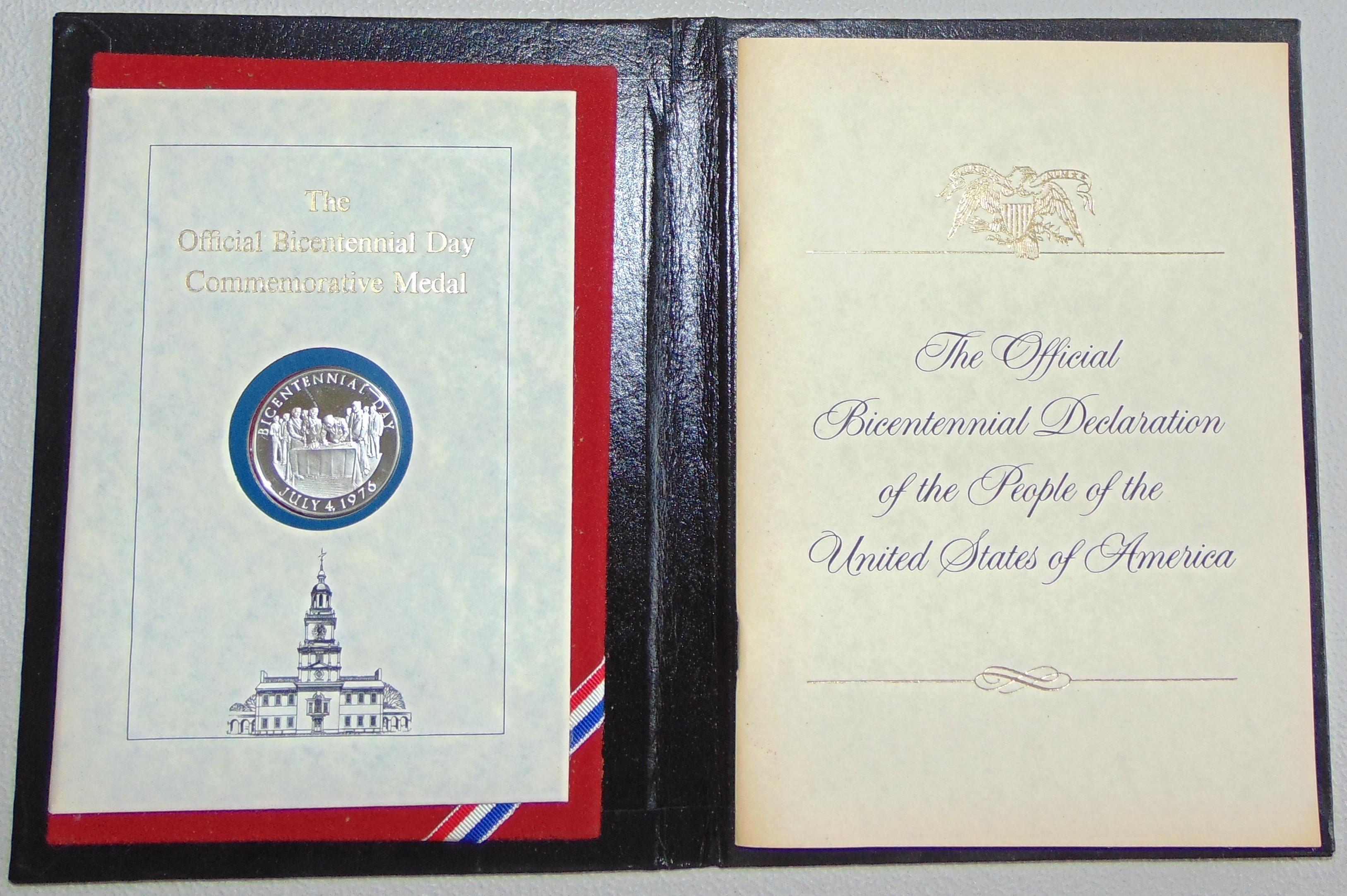 Variety: Franklin Mint 1976 Bicentennial Medal