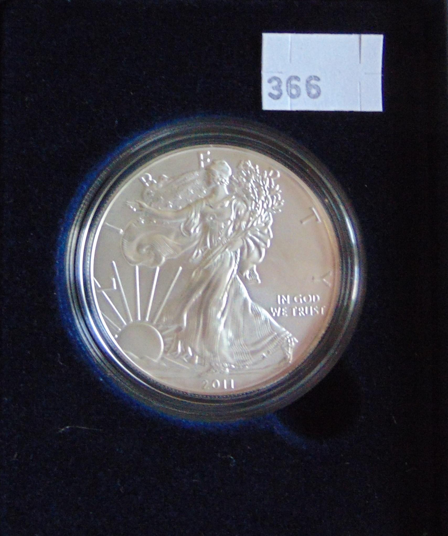 2011 U.S. Silver Eagle MS.