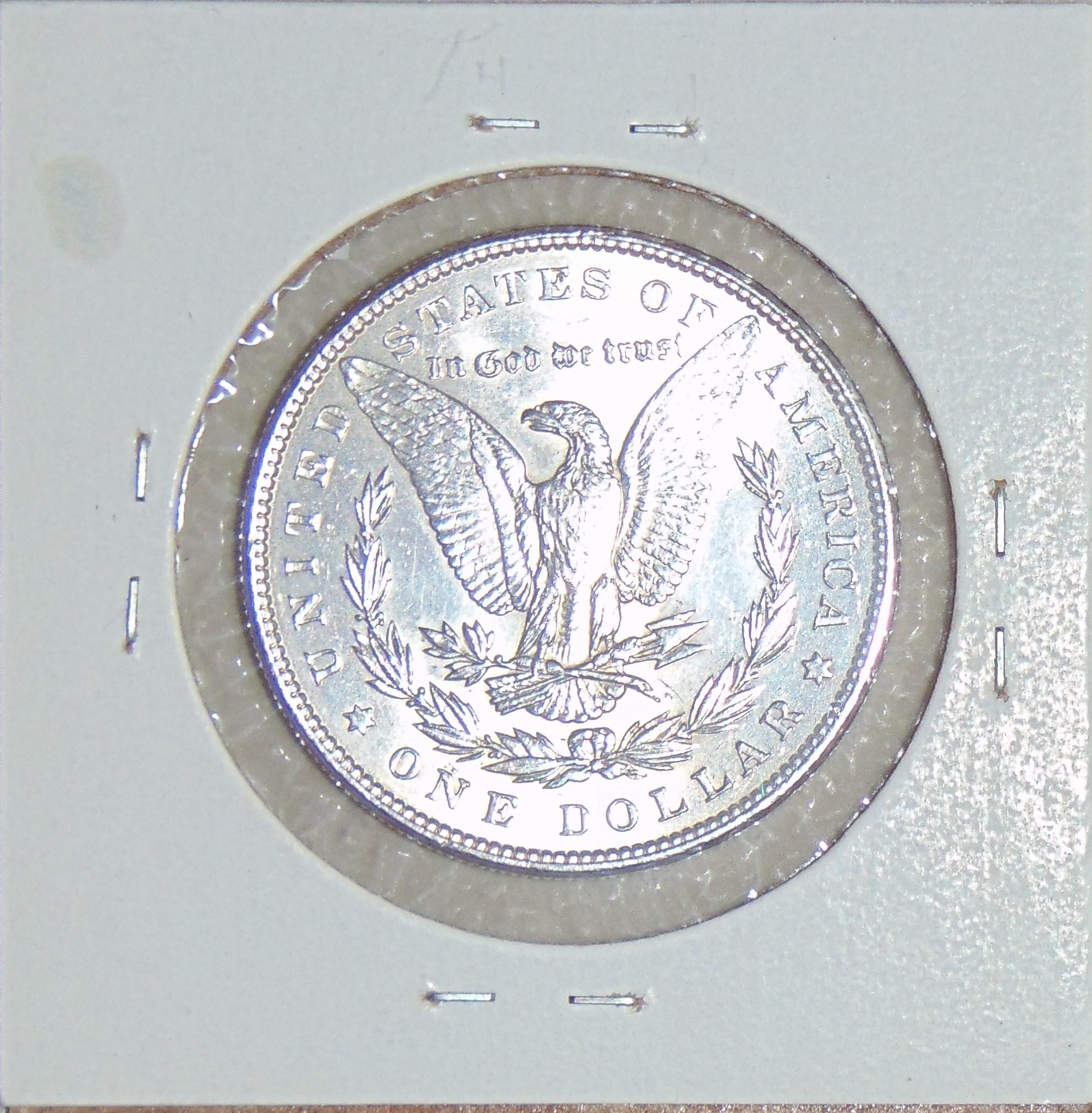 1886 Morgan Dollar AU.