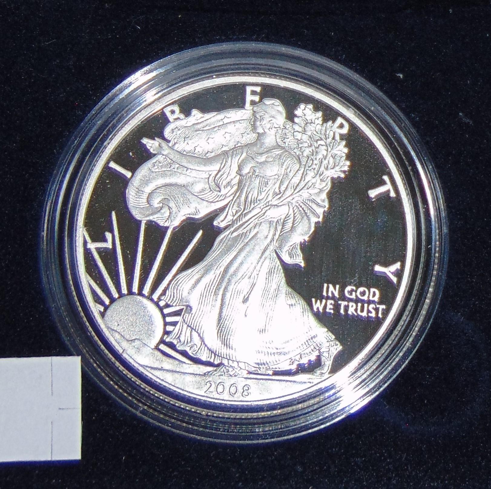2008W Proof Silver Eagle .999