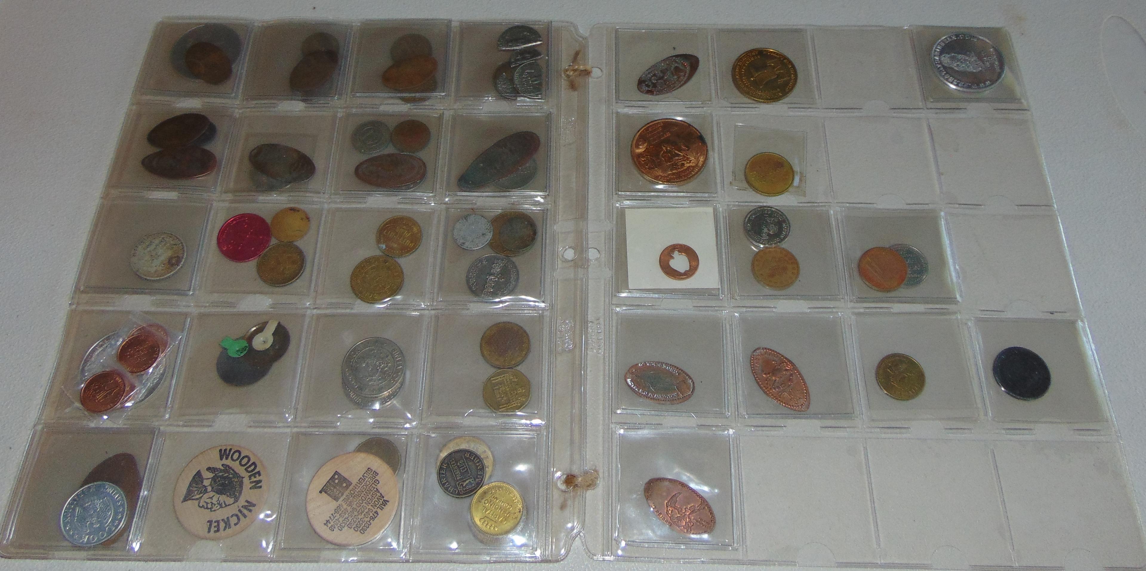 Variety: 114 World Coins. Approx. 83 Tokens (some