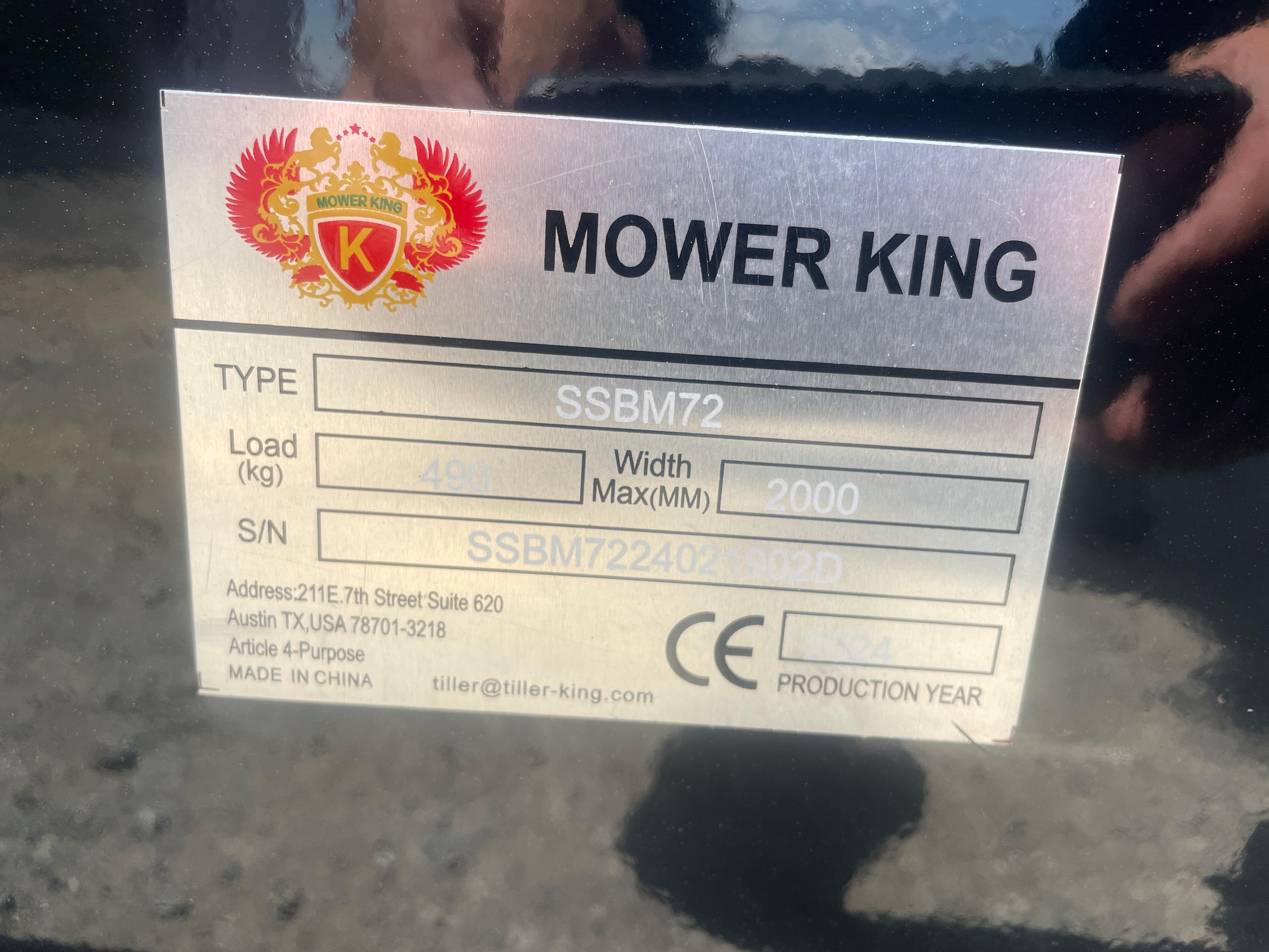 New Mower King Quick Attach Box Sweeper