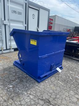 New Hopper Dumpster W/ Fork Inserts