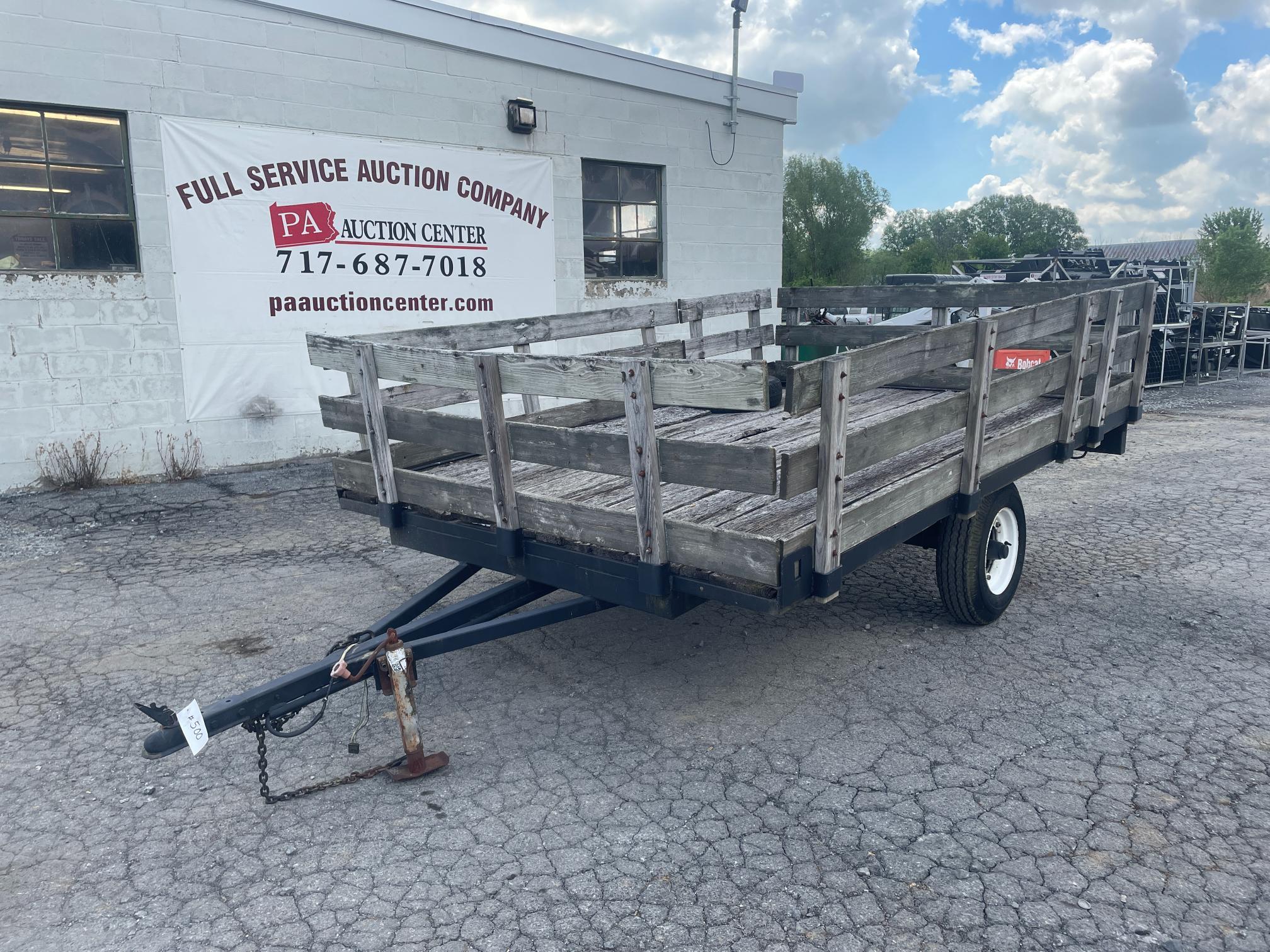 Special Construction 11' Utility Trailer