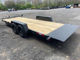 New 2024 22' Hydraulic Tilt Equipment/Car Trailer