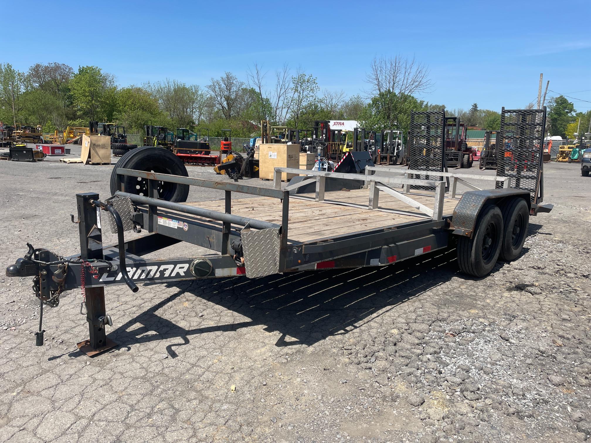 2018 Lamar 7X18' Equipment Trailer