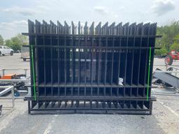 Skid Lot Of (24) PCS 10X7 Wrought Iron Fencing