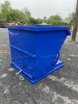 New Hopper Dumpster W/ Fork Inserts