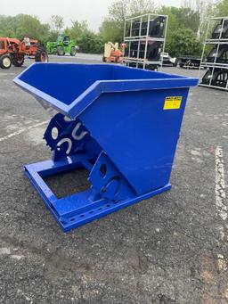 New Hopper Dumpster W/ Fork Inserts