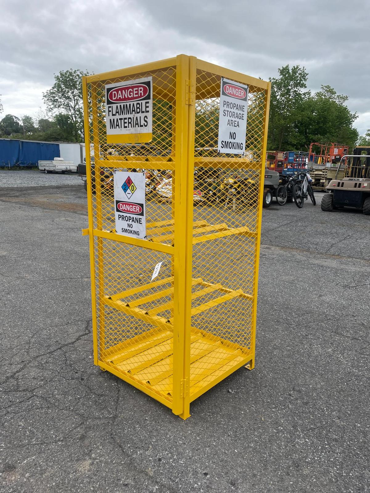 Used Propane Tank Storage Cage