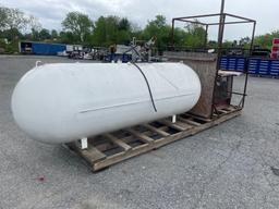 Used 500 Gallon Air Tank W/ Compressor