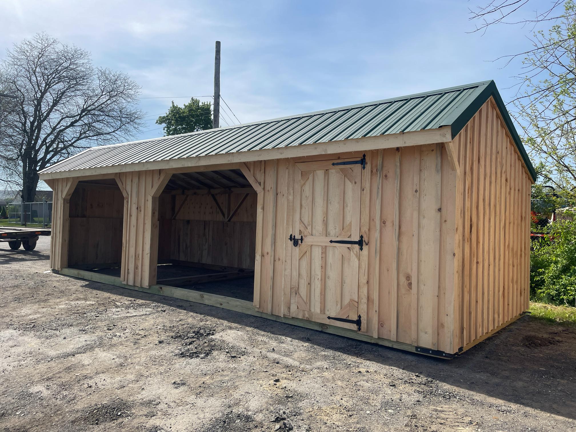 New 12'X32' Animal Run In Shed/Shelter