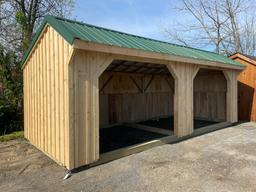 New 10'X24' Animal Run In Shed/Shelter