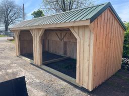 New 10'X24' Animal Run In Shed/Shelter