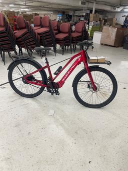 New Engine Lab E450 Step Thru Red E-Bike