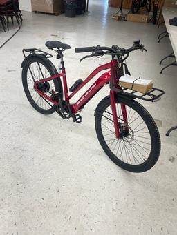 New Engine Lab E450 Step Thru Red E-Bike