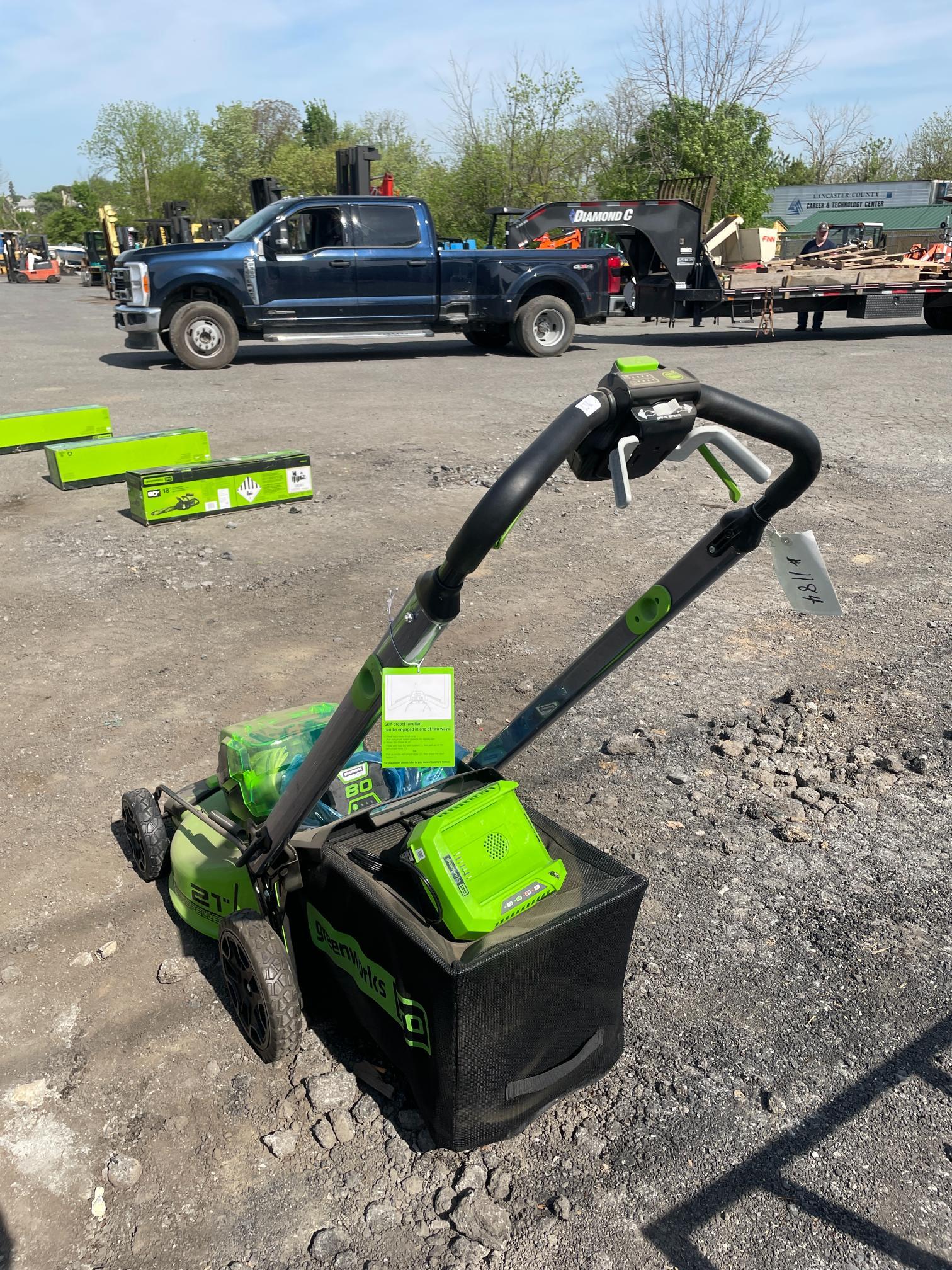 New Greenworks Pro 21" 80 Volt Walk Behind Mower