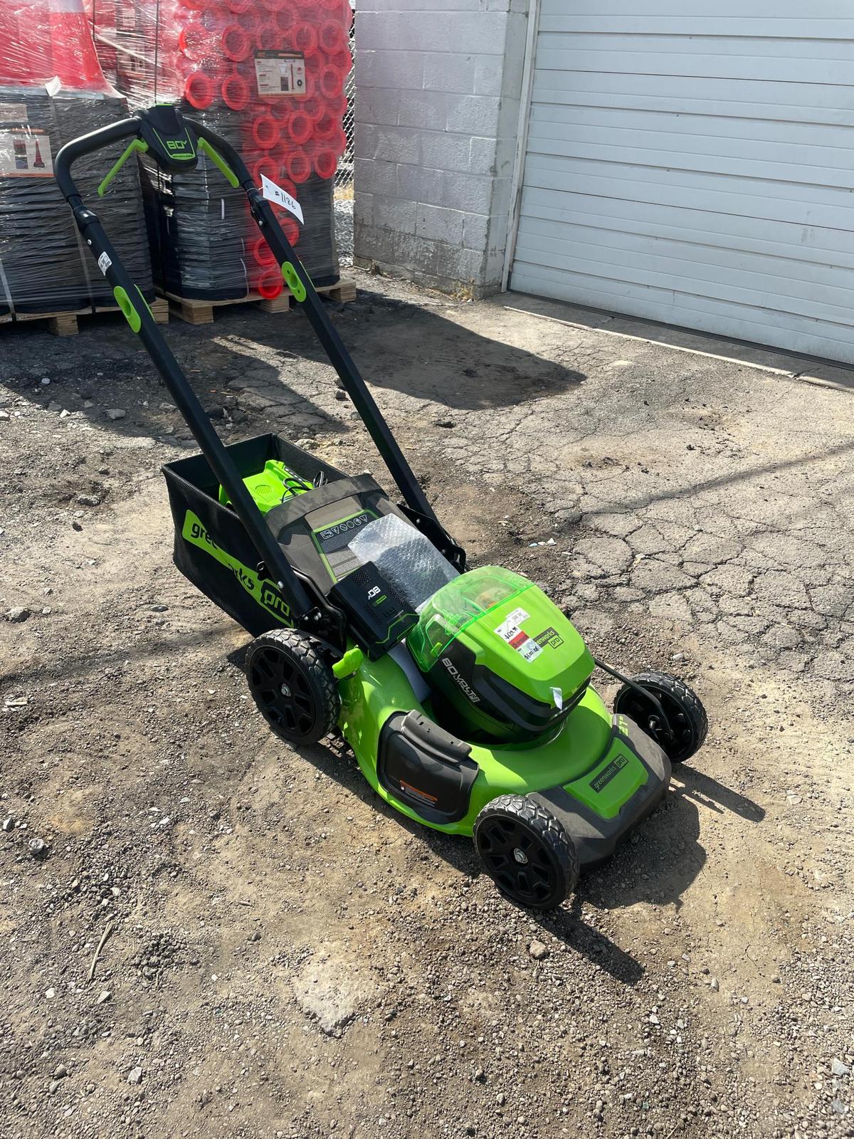 New Greenworks Pro 21" 80 Volt Walk Behind Mower