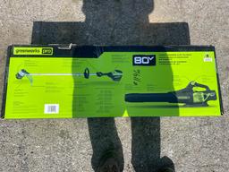 New Greenworks Pro 80 Volt String Trimmer/Blower