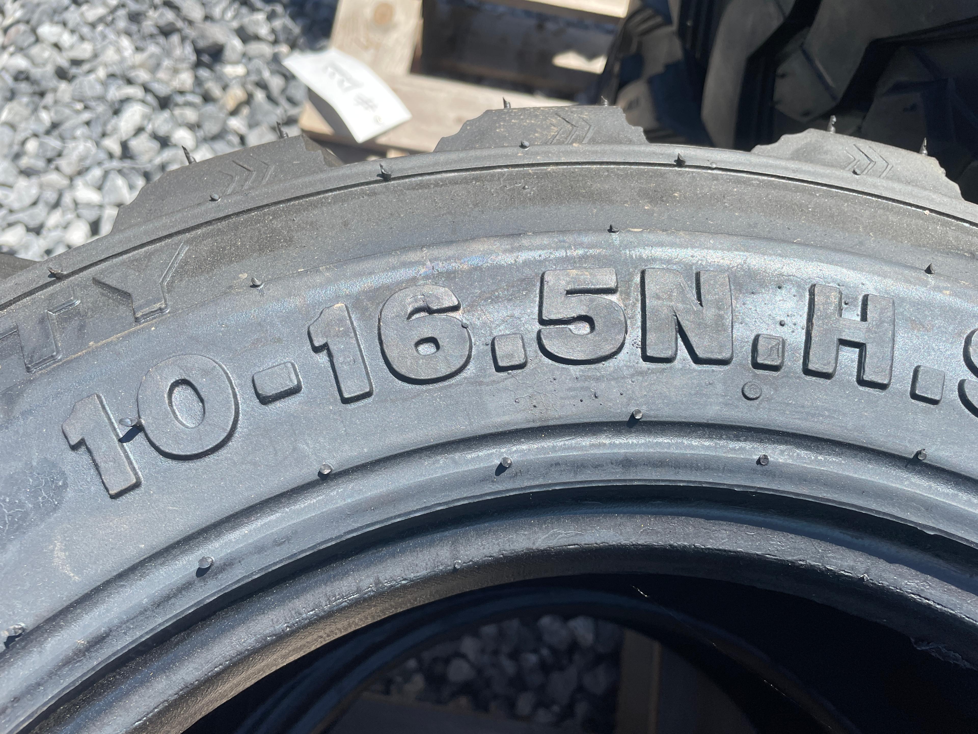 New Set Of (4) SKS-1 10-16.5 Skid Loader Tires