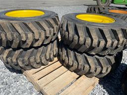 New Set of (4) 12-16.5N.H.S Skid Loader Wheels