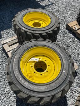 New Set of (4) 10-16.5 NHS Skid Loader Wheels