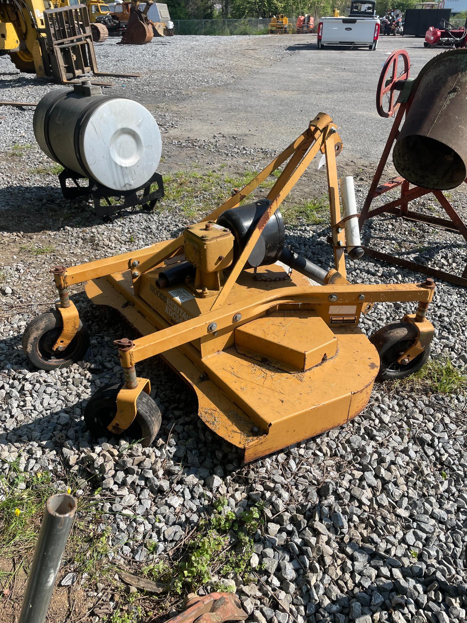 Used Woods RDC54 3 Point Hitch 54" Mower Deck