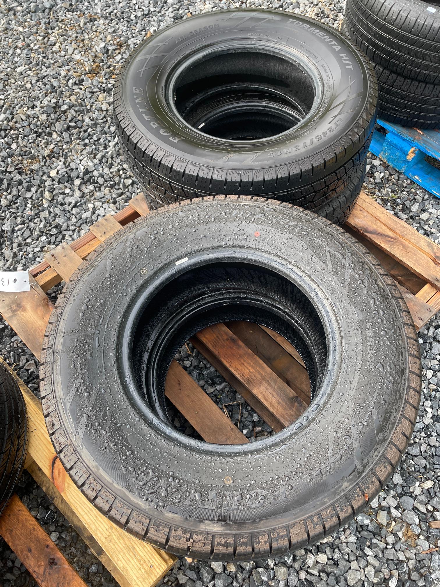 Se Of (4) LT245/75R16 Radial Tires