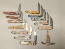 (13Pcs.) SOUVENIR AND ADVERTISING KNIVES