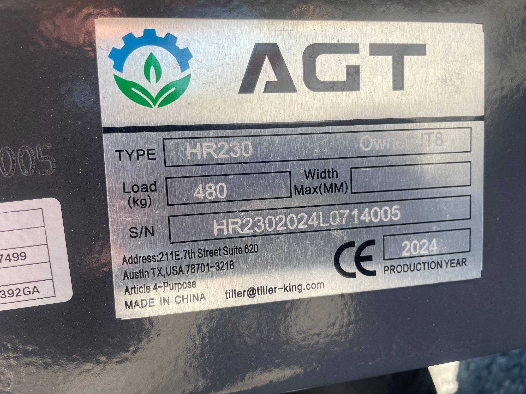 New AGT HR230 Mini Articulating Loader