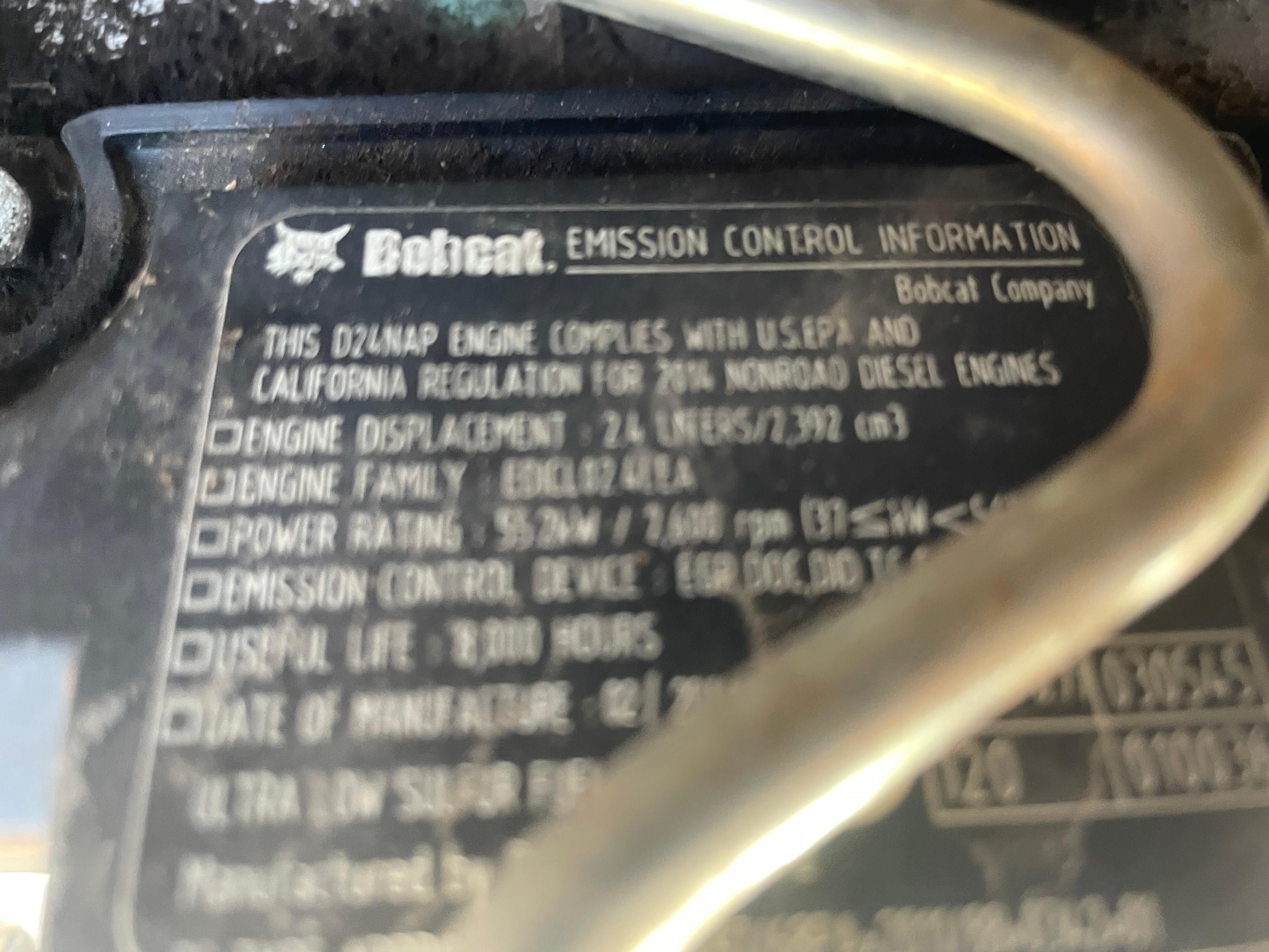 2014 Bobcat T650 Track Skid Loader