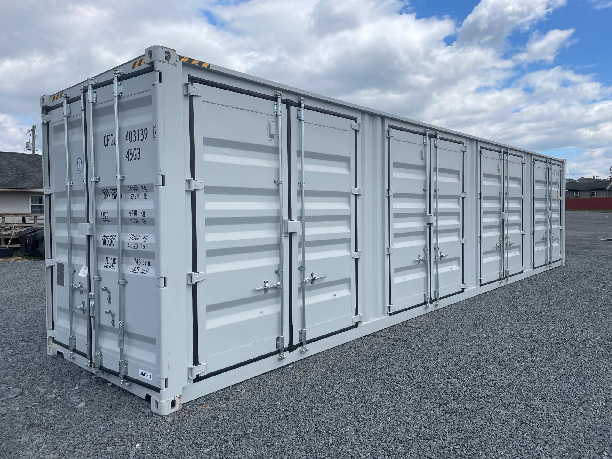 Used 40 Ft High Cube Multi Door Container
