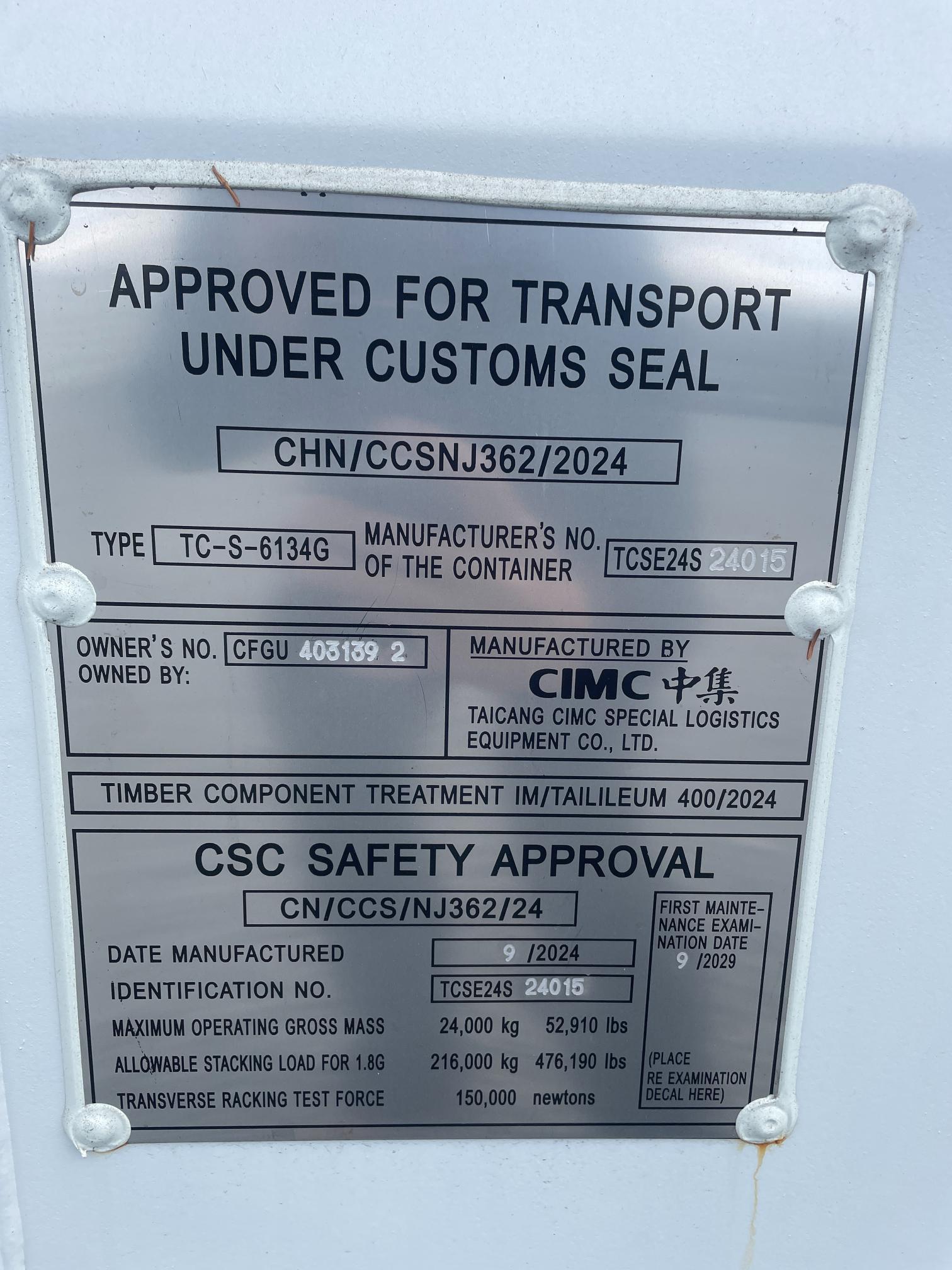 Used 40 Ft High Cube Multi Door Container