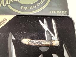 SCHRADE UNCLE HENRY THREE FOLDING KNIFE SET