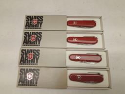 (4Pcs.) ASSORTED NOS VICTORINOX SWISS ARMY KNIVES