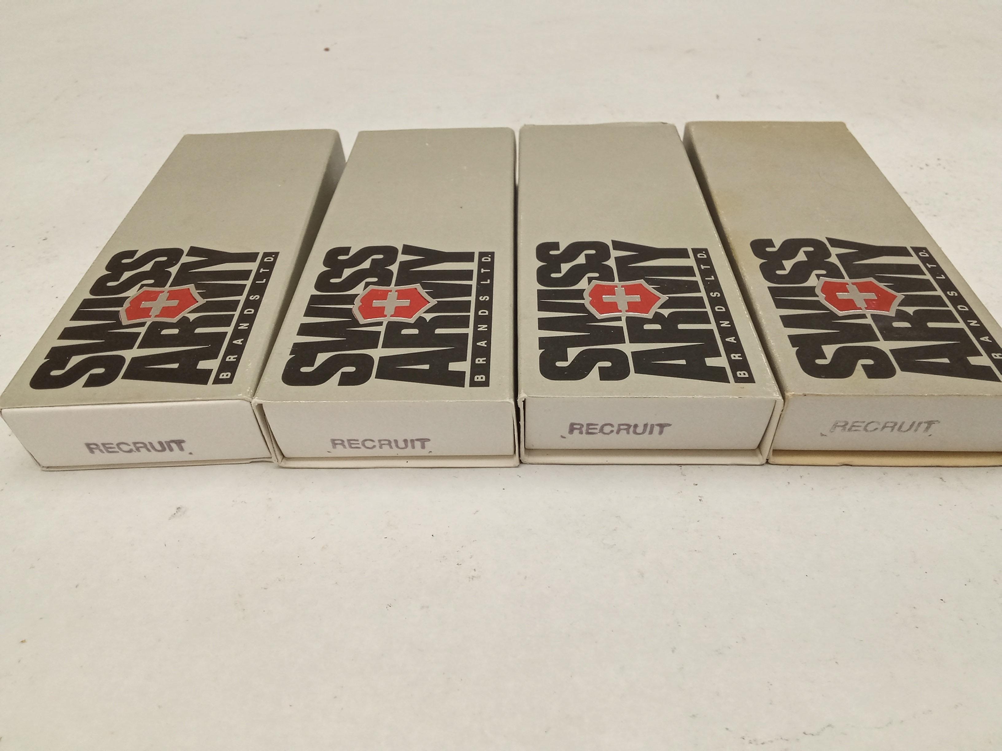 (4Pcs.) ASSORTED NOS VICTORINOX SWISS ARMY KNIVES
