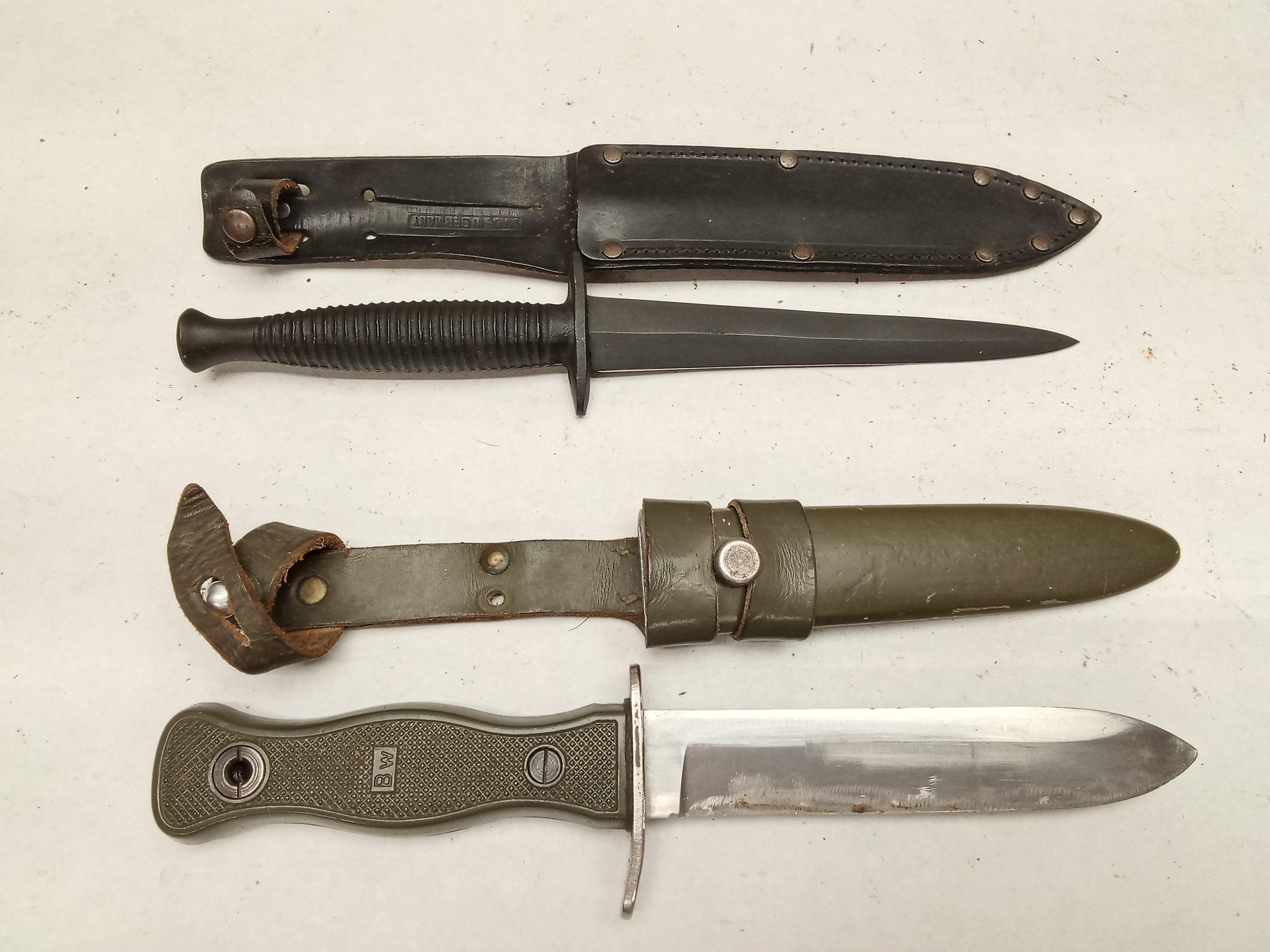 (2Pcs.) GERMAN MADE FIXED BLADE KNIVES