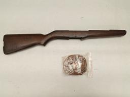(2Pcs.) M1 GARAND STOCK AND LEATHER SLING