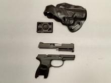(4Pcs.) SIG SAUER P250 UPPER, GRIP MODULE, HOLSTER