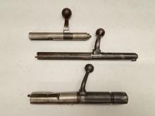 (3Pcs.) ASSORTED RIFLE AND SHOTGUN BOLTS