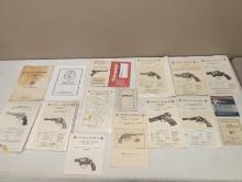 TRAY LOT OF ASSORTED FIREARM MANUALS