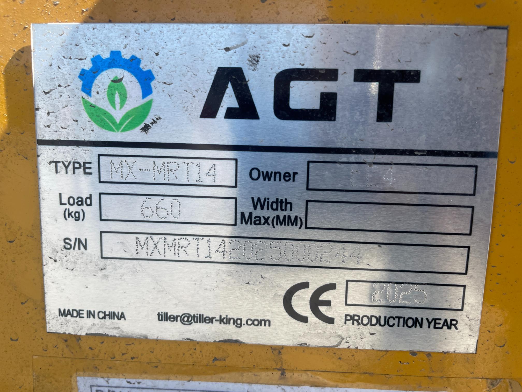 New AGT MX-MRT14 Mini Stand On Skid Loader