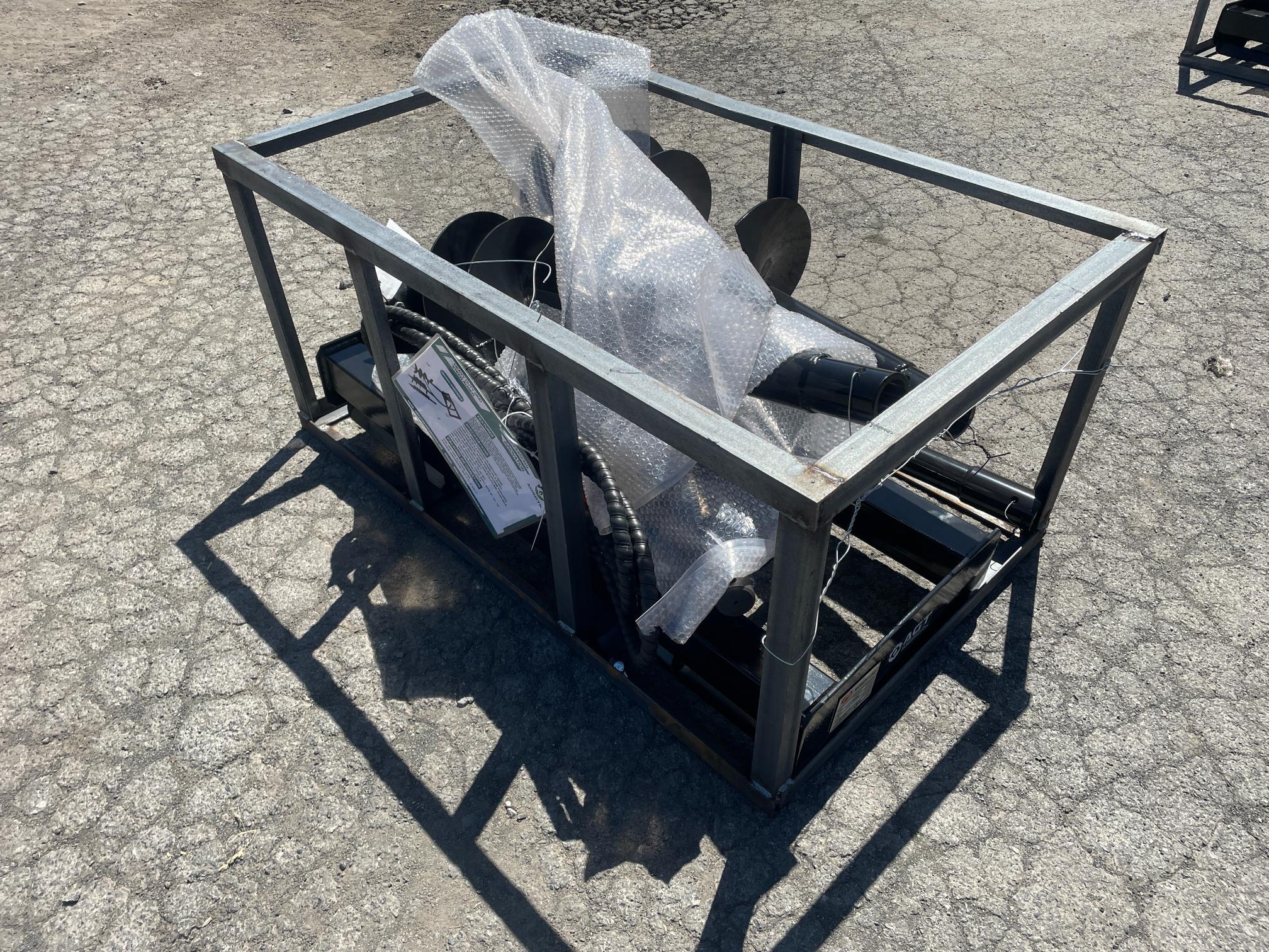 New Mower King Quick Attach Auger Drive W/ Bits