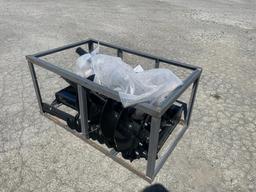 New Mower King Quick Attach Auger Drive W/ Bits